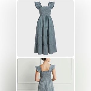 Hill House Home Ellie Nap Dress Emerald Gingham size XS